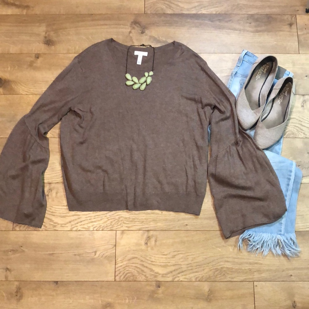 Bell Sleeve Sweater